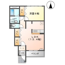 リバージュ中町の物件間取画像